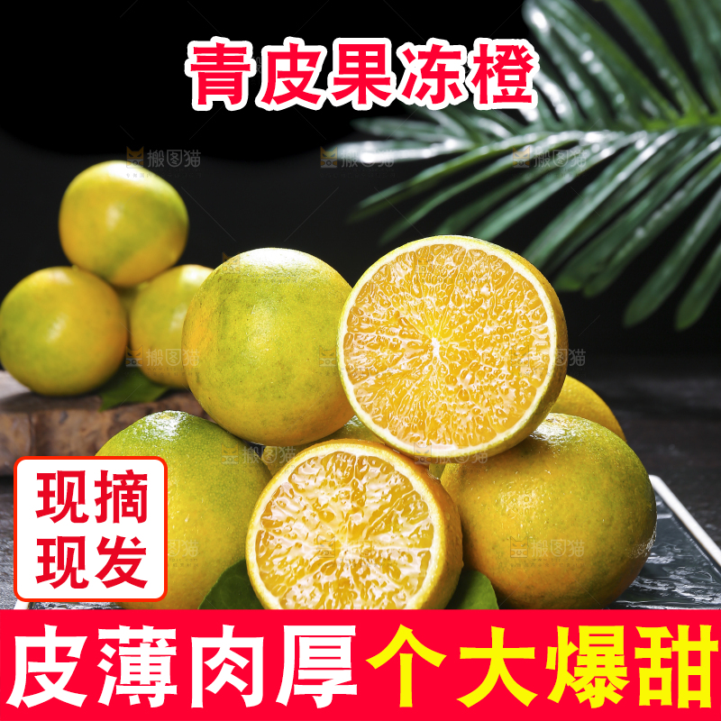 深底上堆放着爱媛果冻橙