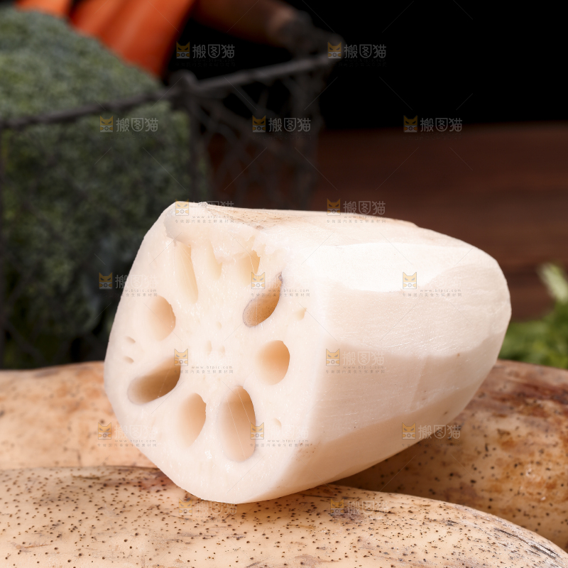 一堆湖北洪湖粉藕