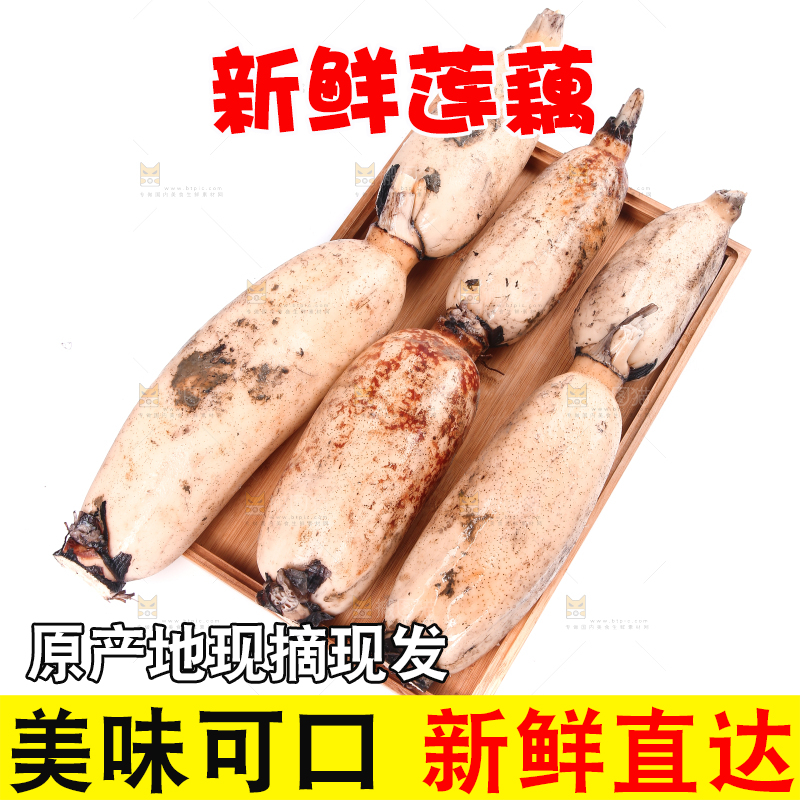 木盘里的湖北洪湖粉藕
