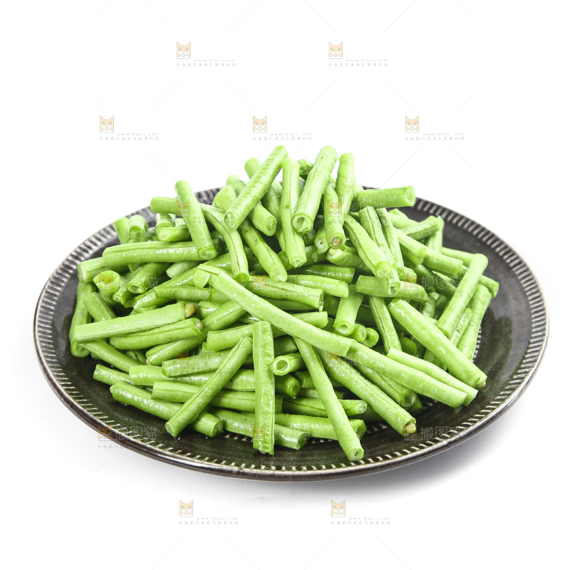 一盘长豆角
