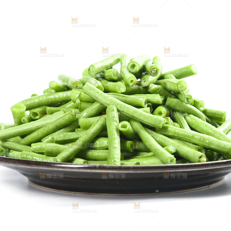 一盘长豆角