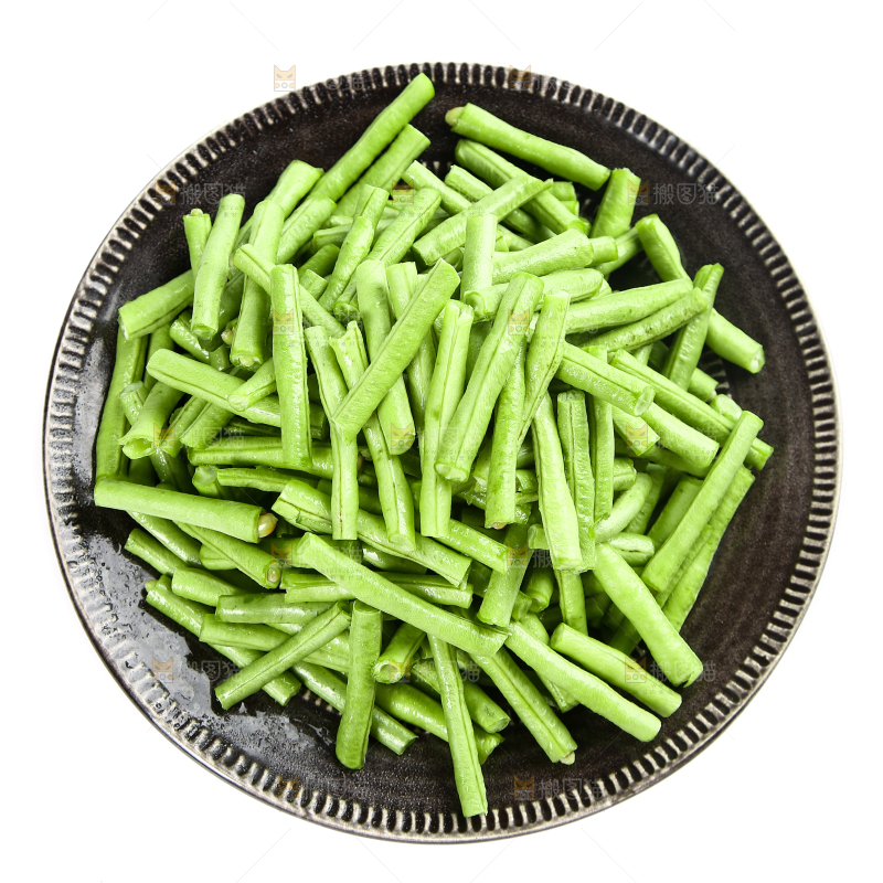一盘长豆角