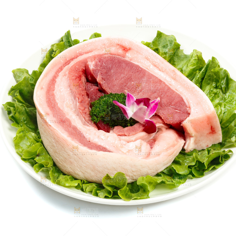 一盘五花肉