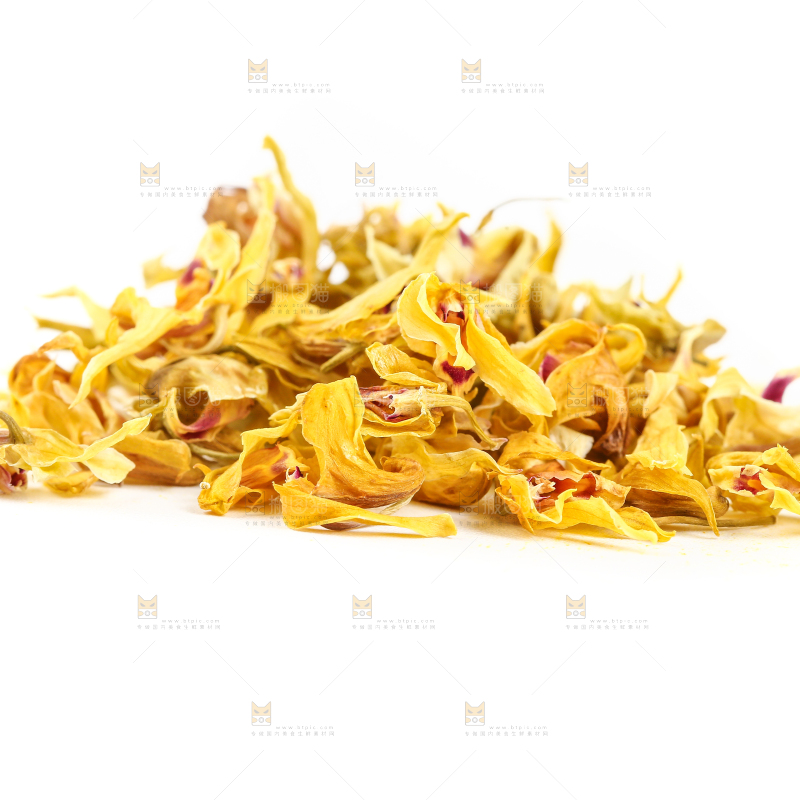 一堆铁皮石斛干花