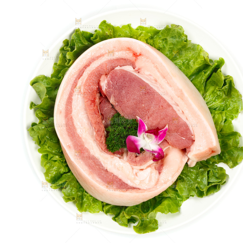 一盘五花肉