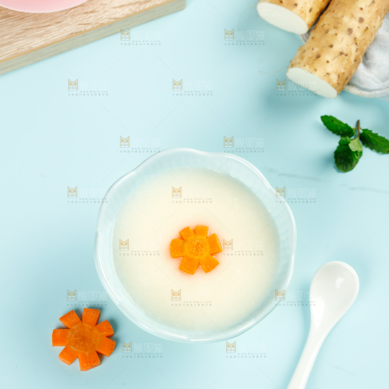 一碗山药米糊