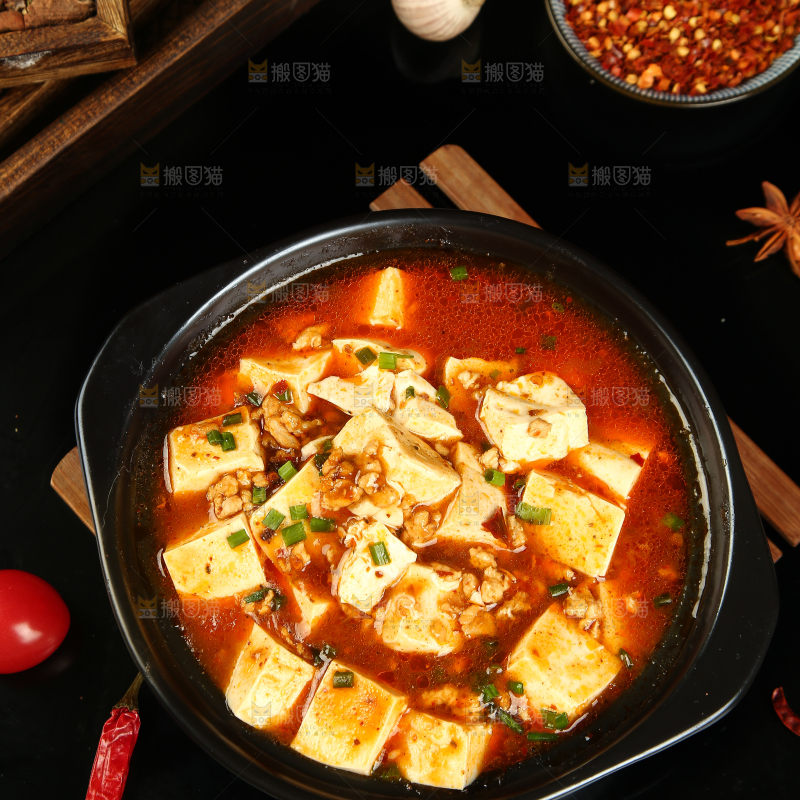 砂锅里的麻婆豆腐