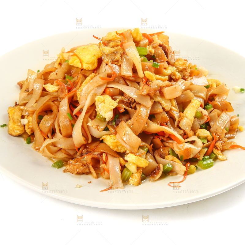 一盘炒河粉