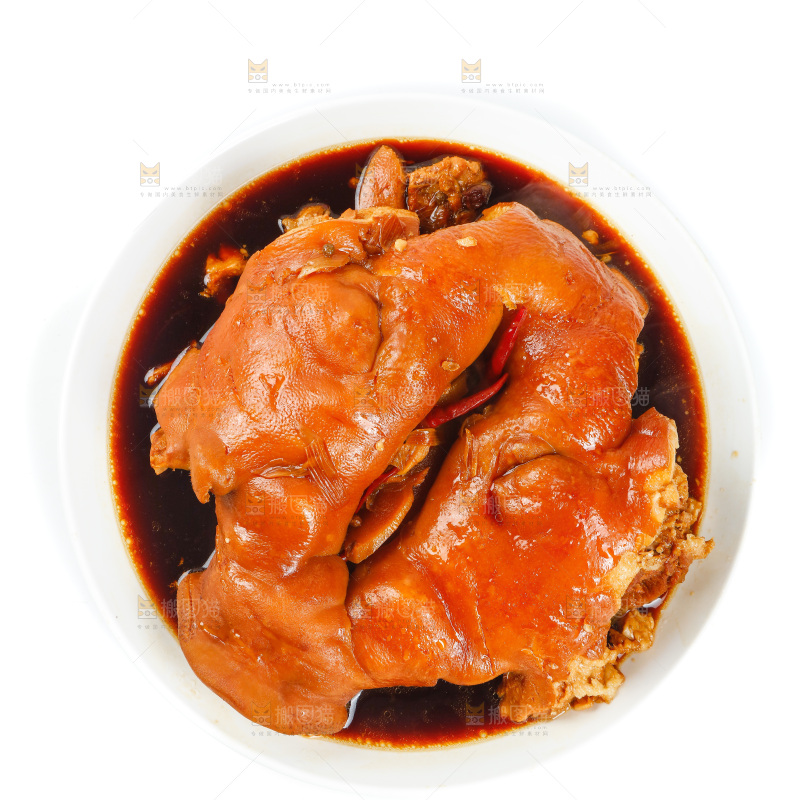 一盘卤味猪头肉