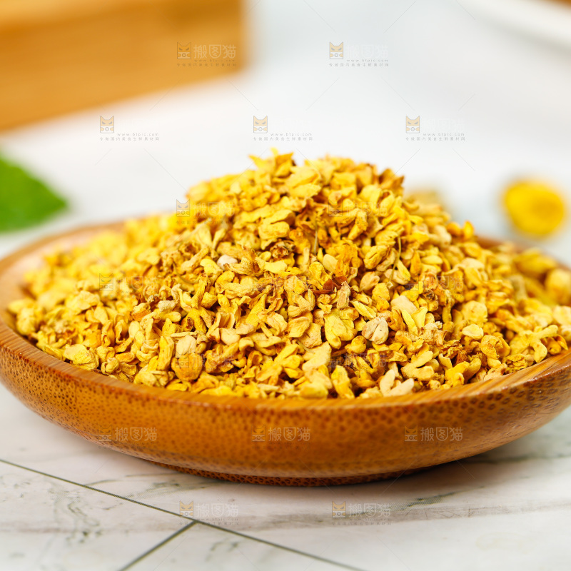 一盘广西桂花茶