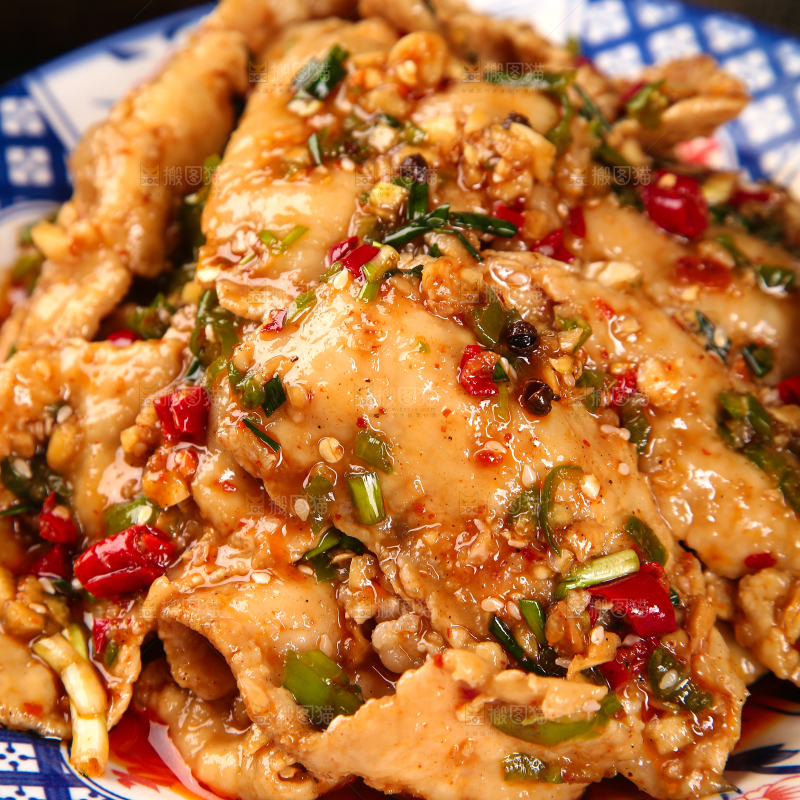 一盘麻辣水煮肉片