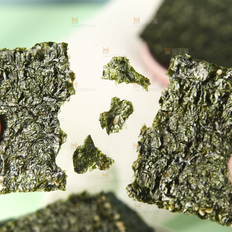 手里的海苔片