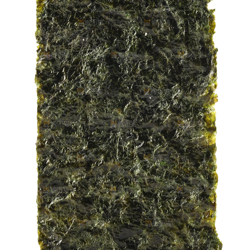 白底上的海苔片