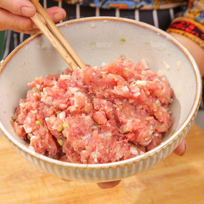 小馄饨制作过程