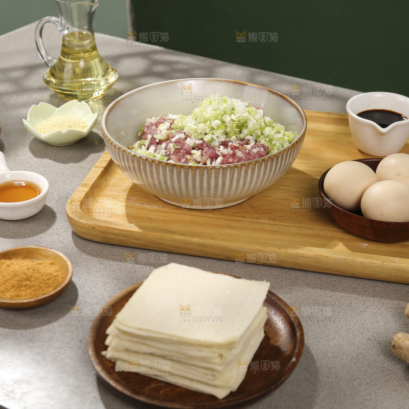 小馄饨制作过程