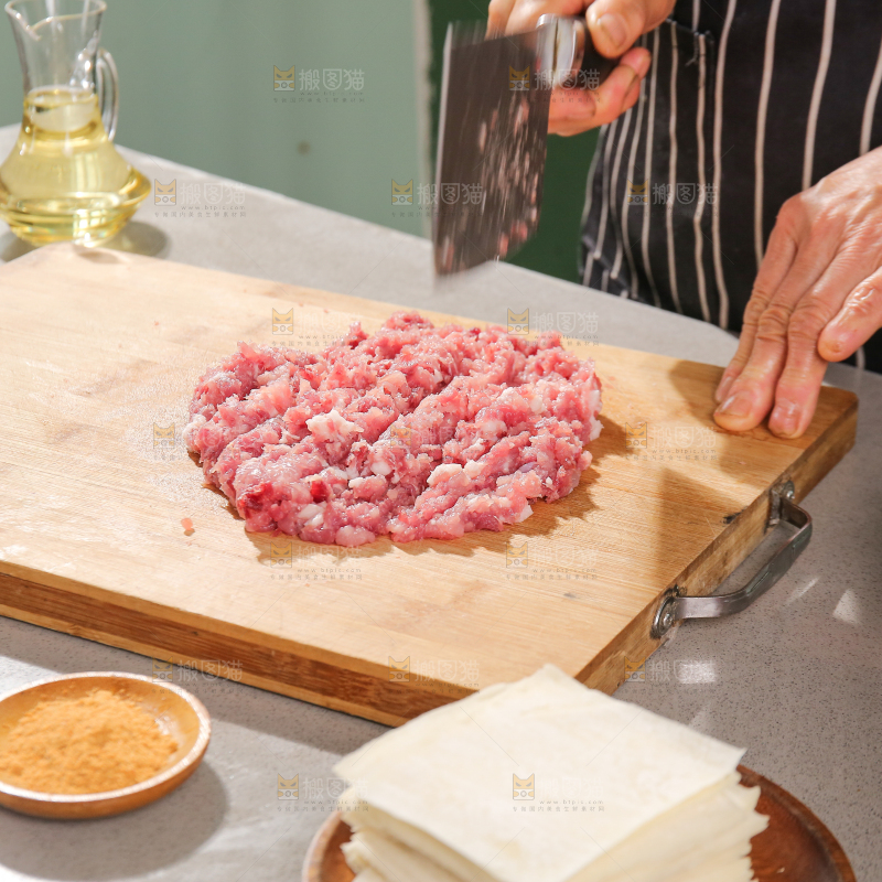 小馄饨制作过程