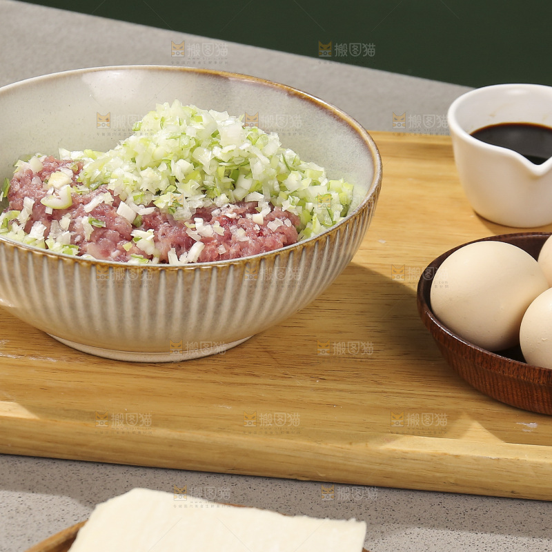 小馄饨制作过程