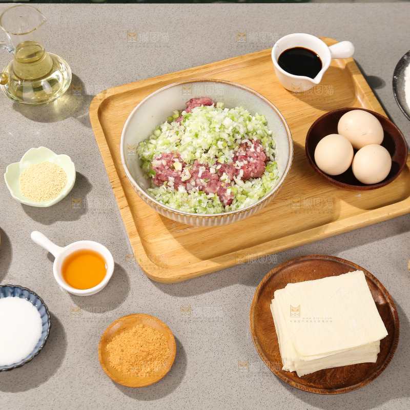 小馄饨制作过程