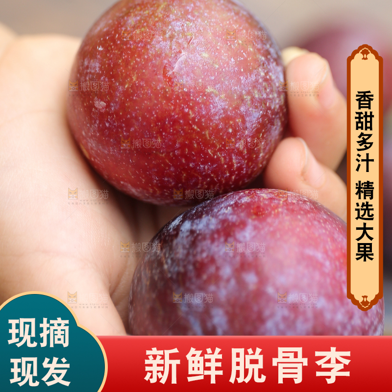 木底上放着红脱骨李