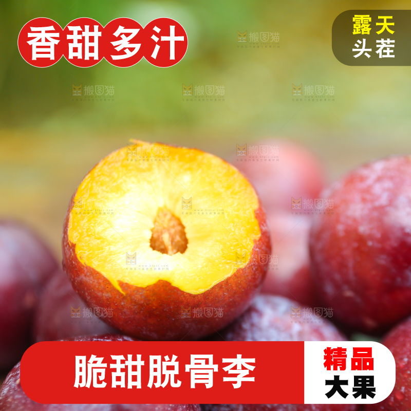 木底上放着红脱骨李