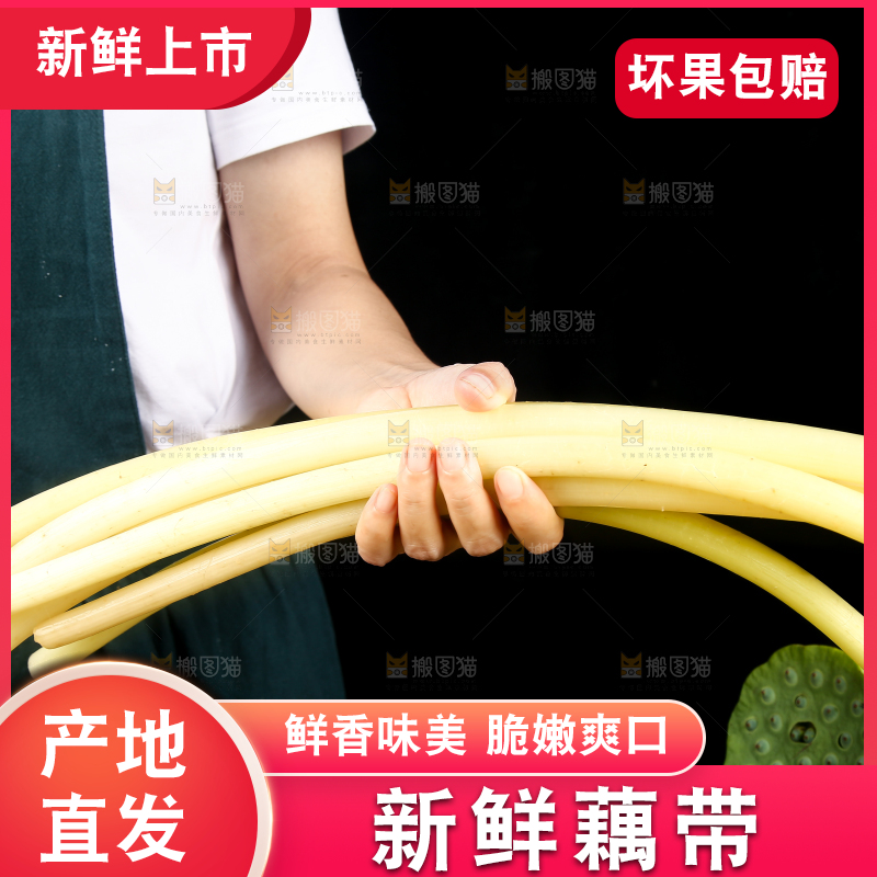 深底上放着藕带