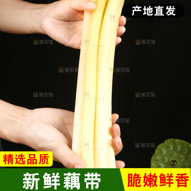 深底上放着藕带