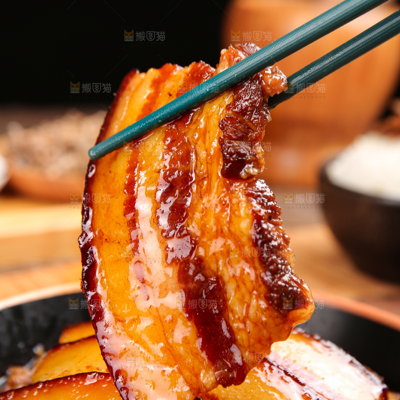 木底上的梅干菜扣肉