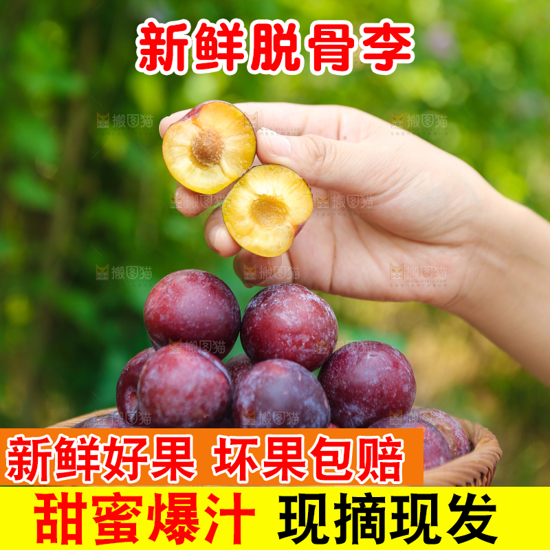 木底上放着红脱骨李