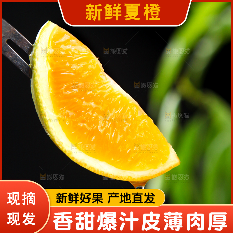 深底上放着夏橙