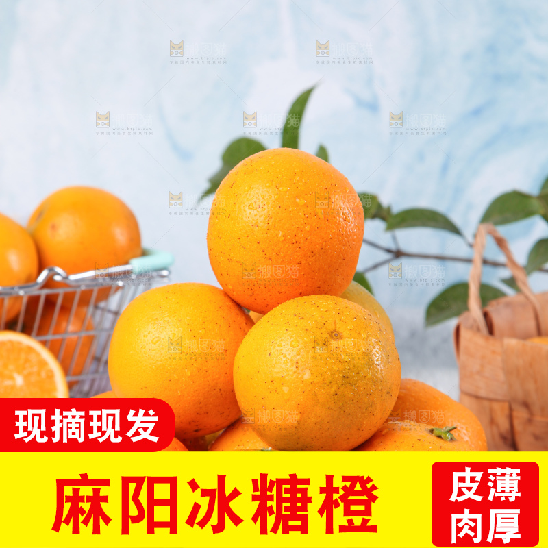 浅底上的麻阳冰糖橙