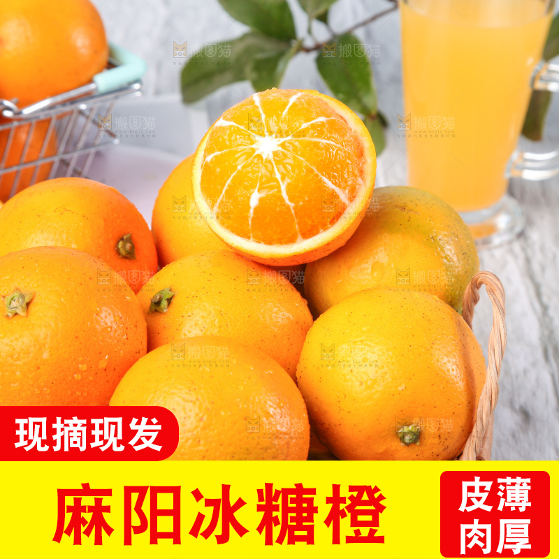 浅底上的麻阳冰糖橙
