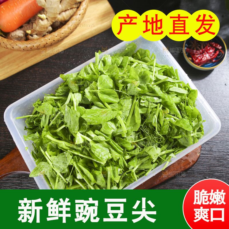 深底上的豌豆尖