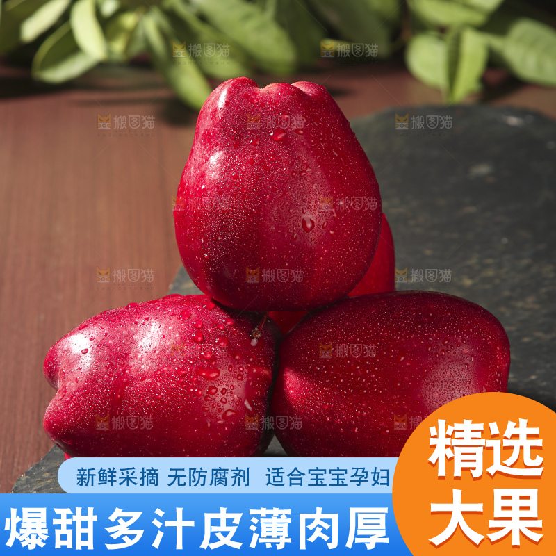 木底上的甘肃花牛苹果