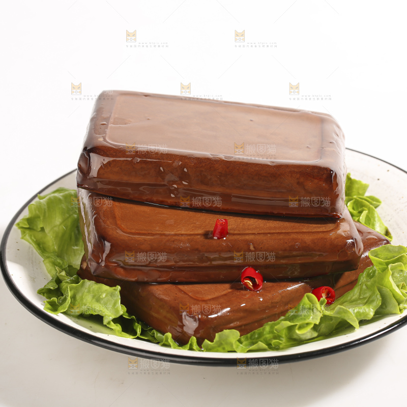 白底上的鸡蛋干