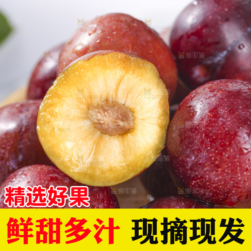 浅底上的脆红李