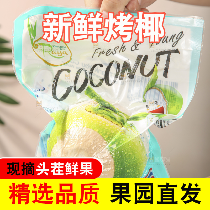 浅底上的泰国进口烤椰