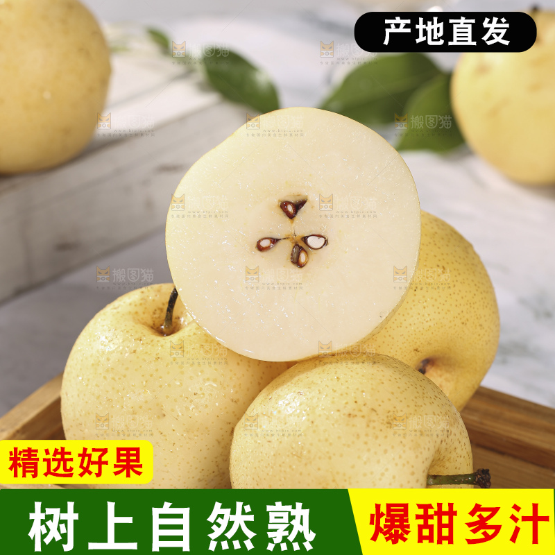 浅底上的皇冠梨