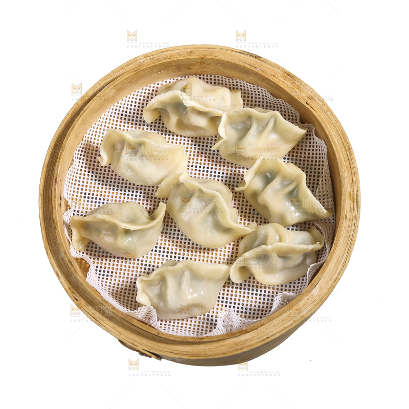 盘子里的手工水饺