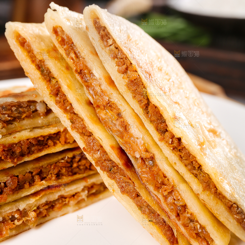 深底上的牛肉馅饼