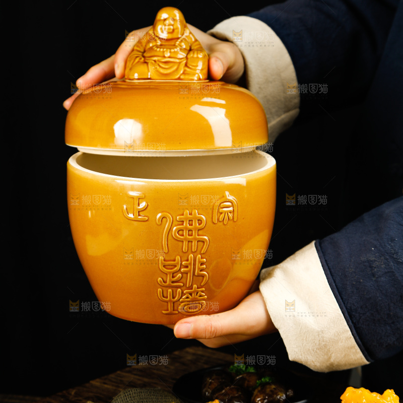 深底上的佛跳墙食材