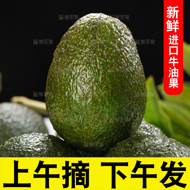 浅底上的牛油果