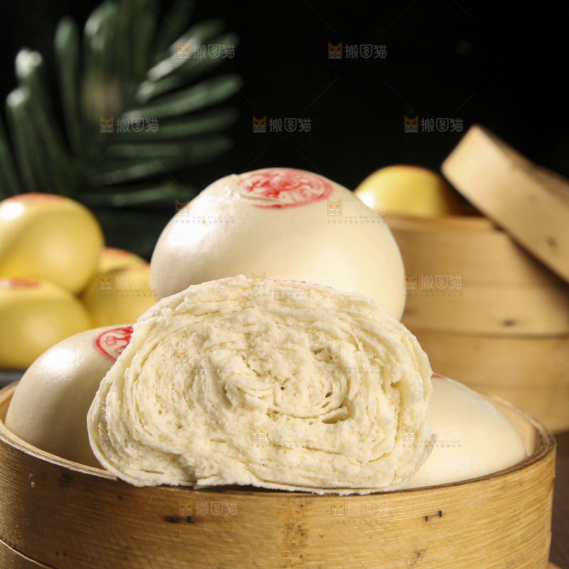 深底上的白面馒头