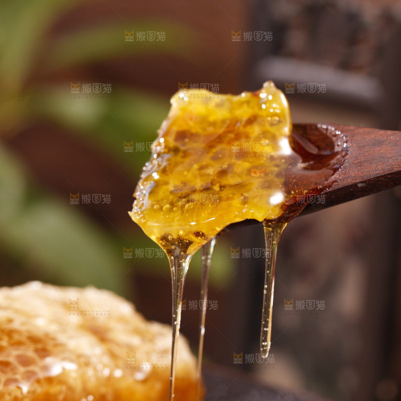 深底上的蜂巢蜜