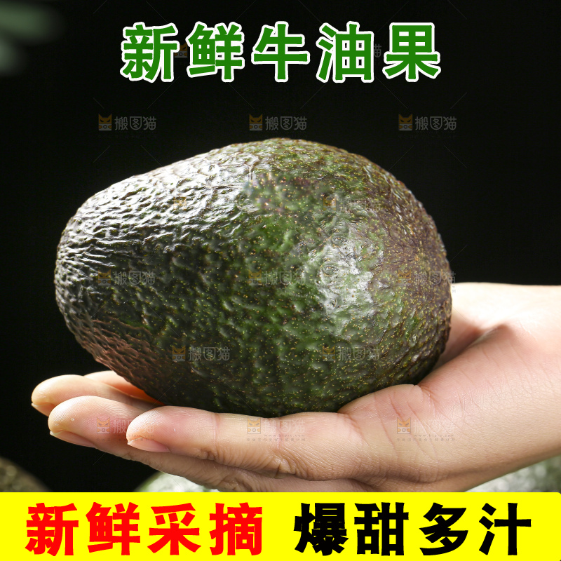木底上的墨西哥牛油果