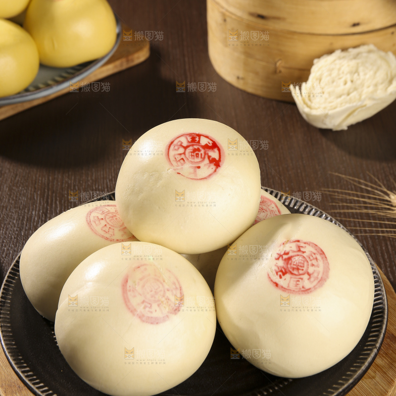 深底上的白面馒头