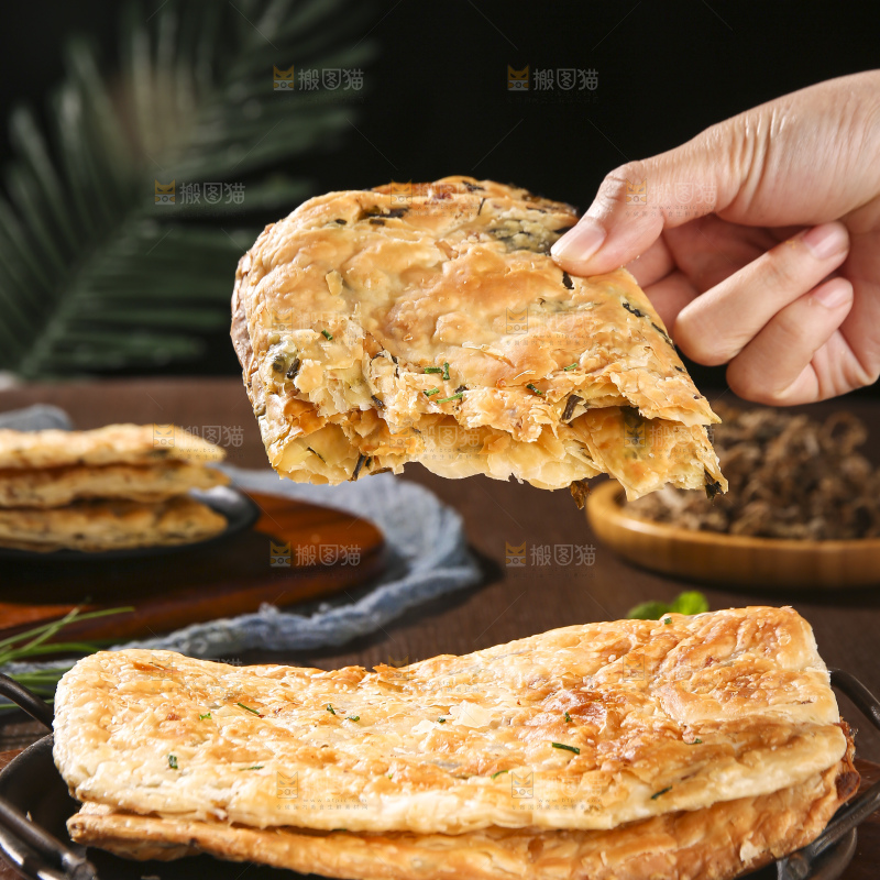 深底上的锅盔
