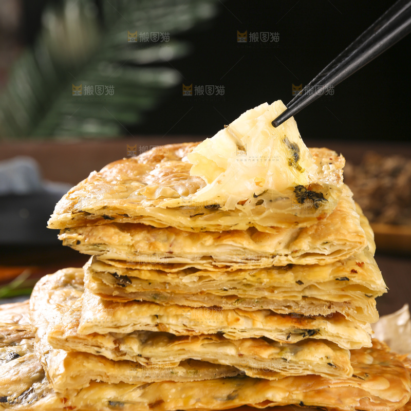深底上的锅盔