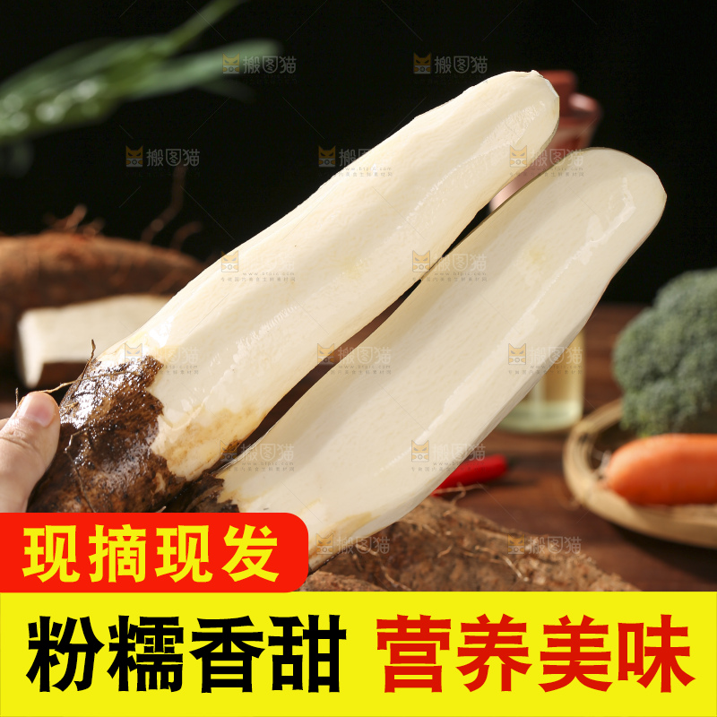 深底上放着灵芝山药