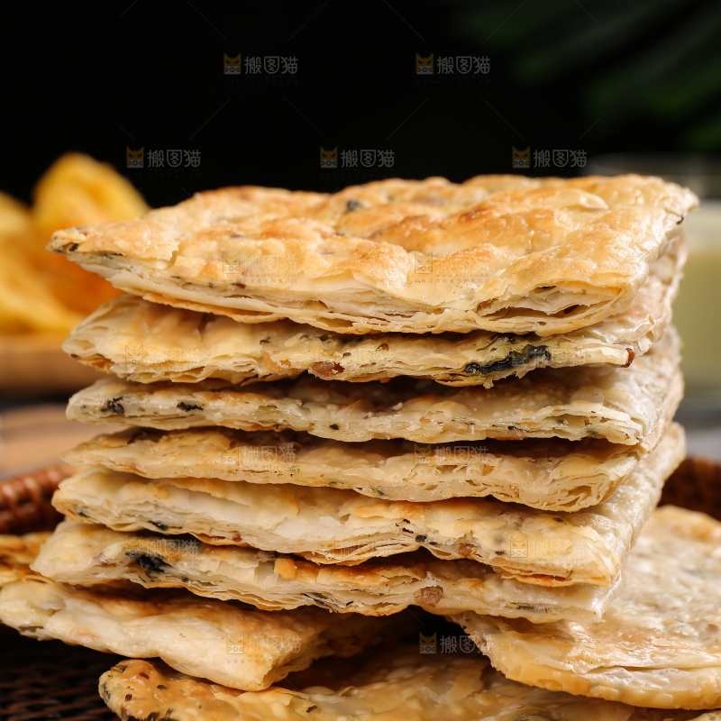 深底上的锅盔