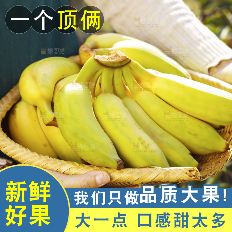 手里拿着广西芭蕉
